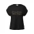 Dames T-shirt van zacht katoen met druk op de voorkant en verlengde achterkant s.Oliver
