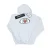Disney Heren Mickey Mouse Hart Handen Hoodie (Wit)