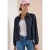 Cecil Dames Blouson met overhemdkraag in Blauw