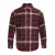 Firetrap Geruit herenoverhemd (Zwart, Rood)