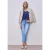 Street One Dames Basic Shirt in Blauw