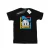 Disney Meisjes Donald Duck Paniekerig Katoenen T-Shirt (Zwart)