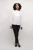 Blouse met lange mouwen Regular fit Chalk white