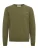 Casual Friday Sweatshirt ‘Severin’  olijfgroen / wit