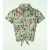 Tiki Dancer Cropped Hawaii blouse in licht turquoise