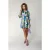 Colourful Rebel Summer Scenery Ruffle Dress Multicolor