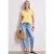 Shirt met V-hals en gehaakte details
