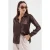 Satin Lange Mouw Knop-Up Shirt