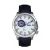 Reign Bauer automatisch semi-skelet lederen band horloge