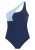 s.Oliver Badpak  navy / lichtblauw