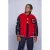 Coolcat baseball jacket met logo rood/zwart