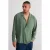 TRENDYOL MAN Jongens Kaki Effen Lang Oversized Overhemden