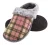 Dunlop – Dames Schattige Gezellige Pluche Geheugenfoam Gebreide Slippers Met Open Hak Muiltjes