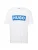 HUGO Shirt ‘Nico’  blauw / wit