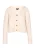 Dreimaster Vest Dames wol wit melange