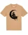 Watapparel Shirt ‘Pizza for life’  beige / zwart