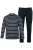 Men Plus Pyjama lang  navy / wit