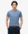 Superdry Mannen Essential T-shirt van Biologisch Katoen met Logo Lichtblauw