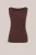 WE Fashion – Dames Second skin singlet – Bruin –