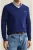 GANT Trui V-halsdonkerblauw, Effen