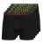 Crosshatch Heren Chasma Boxershorts (Set van 5) (Zwart)