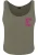 Merchcode Top  olijfgroen / pink