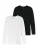 SCHIESSER Shirt  zwart / wit
