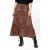EsQualo Skirt Plisse Sateen Rewilding Print
