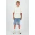 Raizzed regular waist short light blue denim