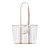 Gestreepte Canvas Tote