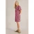 White Stuff Lindsay Linen Blend Dress Pink Print