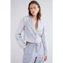 Summum Woman Blazer Short Viscose Blend Stretch Greys