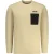 Rifle Beigekleurige Katoenen Sweatshirt voor Mannen