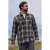 Mountain Warehouse Heren Stream II molton gevoerd overhemd (Donkere Khaki)