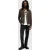AllSaints Kemble Suede Bomber Woodland Brown