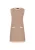 faina Gebreide jurk  beige / donkerbeige