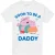 Peppa Pig Mens binnenkort pappie varken t-shirt