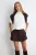 TRENDYOLMİLLA Dames Ecru Effen Kort Regular fit Blouses
