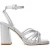 Michael Kors Ashirta Block Heel Sandal In Silver