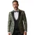 Heren groen 4-delig Paisley maatpak trouwpak – AK2