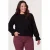 Miss Etam Plus top – zwart