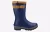 Cotswold Stratus Short Rubberen Dames Marineblauwe Regenlaarzen