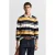 GANT Striped Heavy Rugger Evening Blue