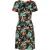 Mountain Warehouse Dames/Dames Orchidee Bladeren Jurk (Jet Zwart)