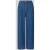 Christian Berg Woman Wide leg jeans van mix van katoen en linnen met strikceintuur