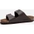 Birkenstock Birkenstock Arizona slippers bruin Imitatieleer