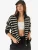 Bianco Lucci Oversized vest  crème / zwart