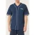 FILA Statuto Loose Pique Baseball Shirt Black Iris