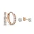Isabel Bernard Sieraden set  rose-goud / transparant
