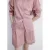 Mango gestreepte blouse roze